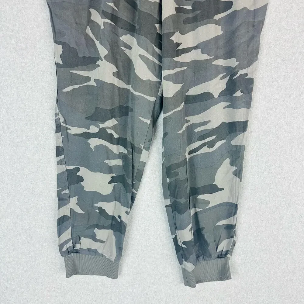 New Splendid Womans Sz XXL Jogger Pants Gray Camo Pull On Comfort Stretch NWT - Picture 7 of 11